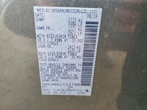 2020 INFINITI QX60