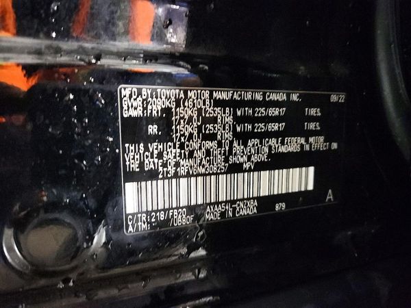 2022 TOYOTA RAV4