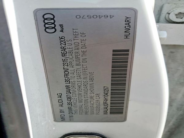 2017 AUDI A3 Premium
