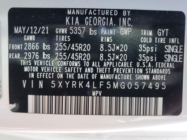 2021 KIA SORENTO SX, SXP