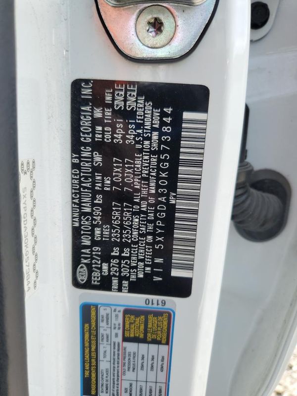 2019 KIA SORENTO L L, LX, S