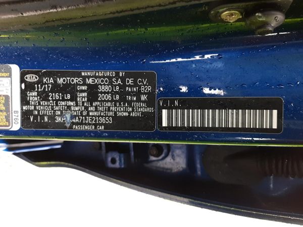 2018 KIA FORTE LX Base