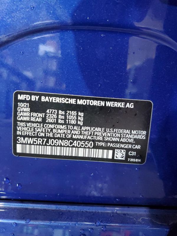 2022 BMW 330XI xDrive