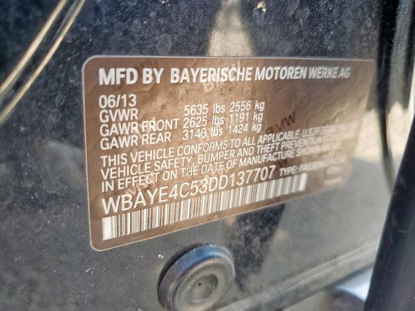 2013 BMW 740