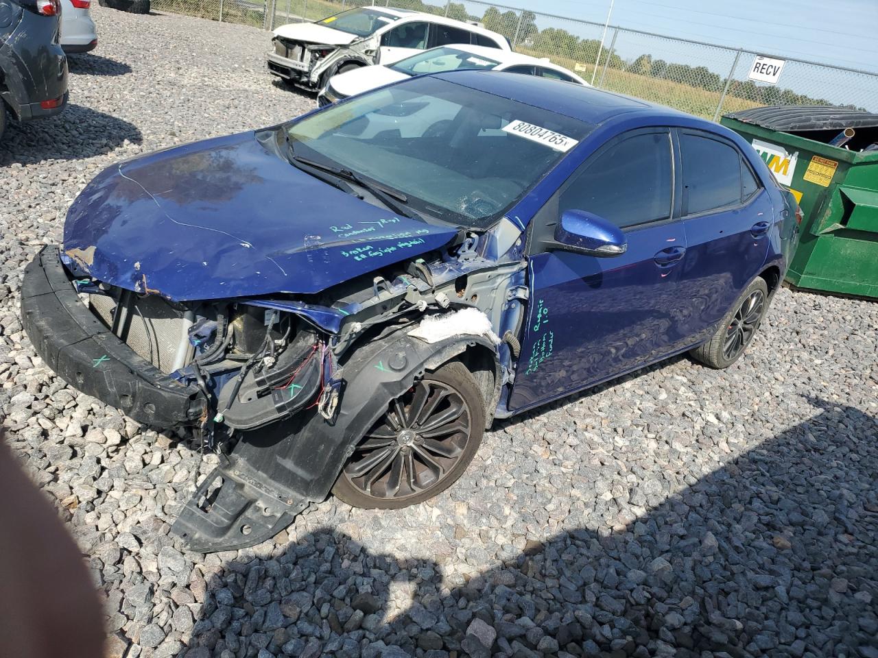 2016 TOYOTA COROLLA L/LE — Front 3/4