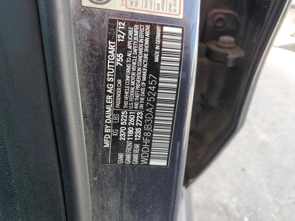 2013 MERCEDES-BENZ E