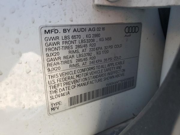 2017 AUDI Q7