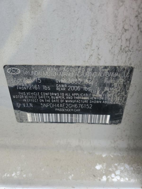 2016 HYUNDAI ELANTRA