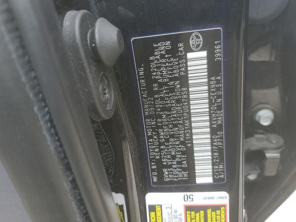 2023 TOYOTA CAMRY