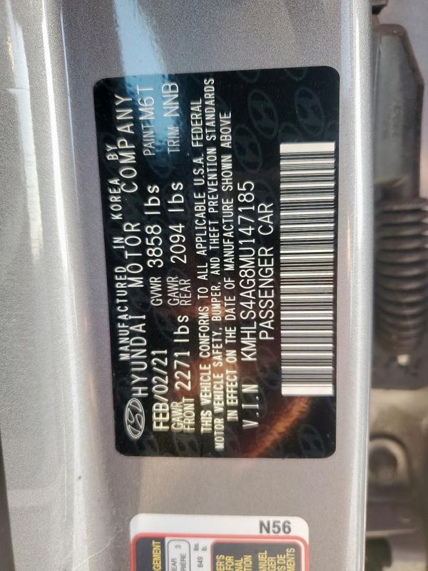 2021 HYUNDAI ELANTRA SEL