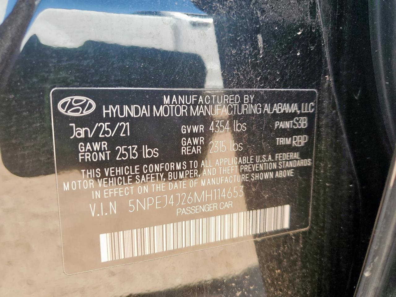 2021 HYUNDAI SONATA SEL Plus