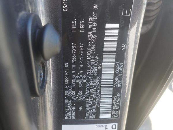 2015 TOYOTA 4RUNNER