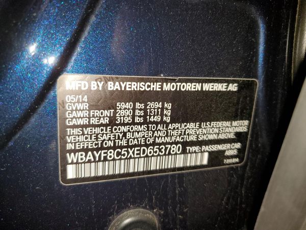 2014 BMW 750