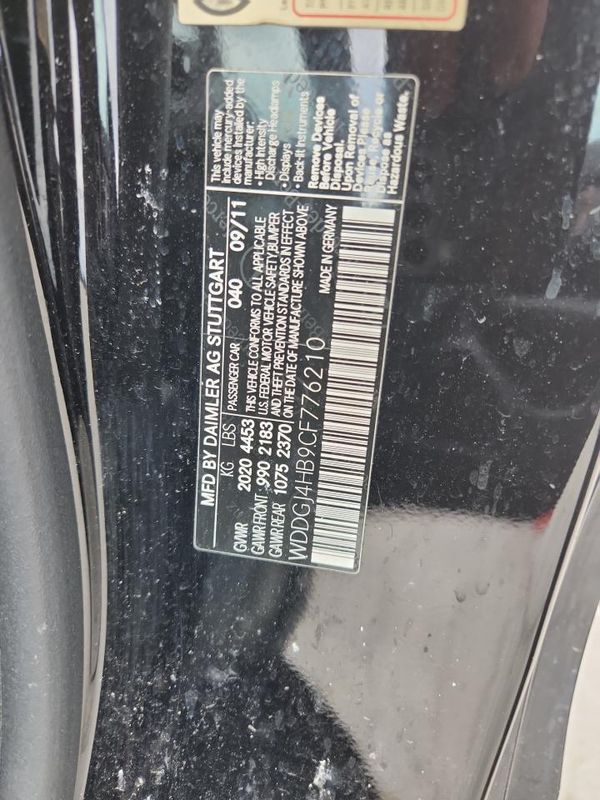2012 MERCEDES-BENZ C