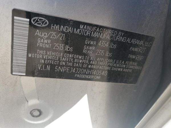 2022 HYUNDAI SONATA SEL Plus