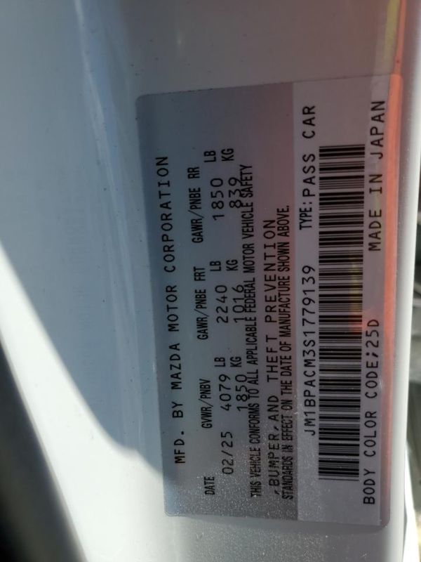 2025 MAZDA 3 Preferred Package
