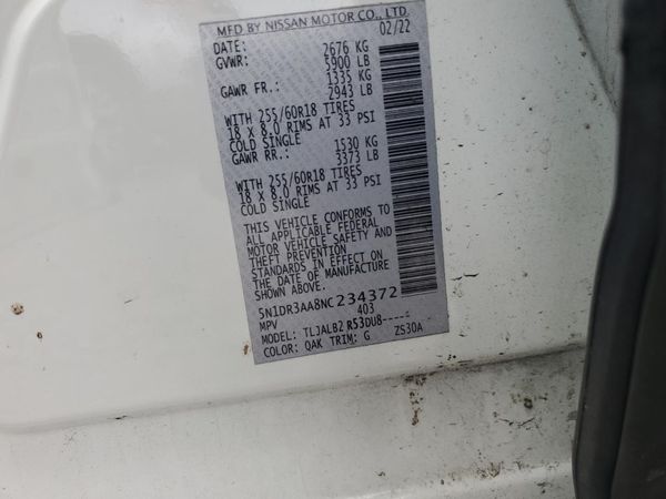 2022 NISSAN PATHFINDER S