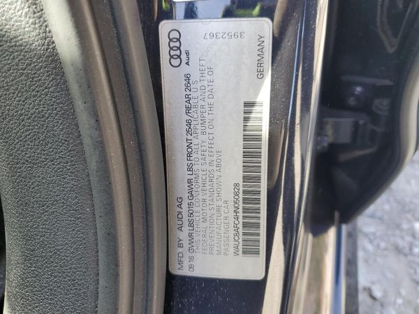 2017 AUDI A6 PREMIUM