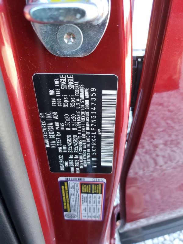 2022 KIA SORENTO