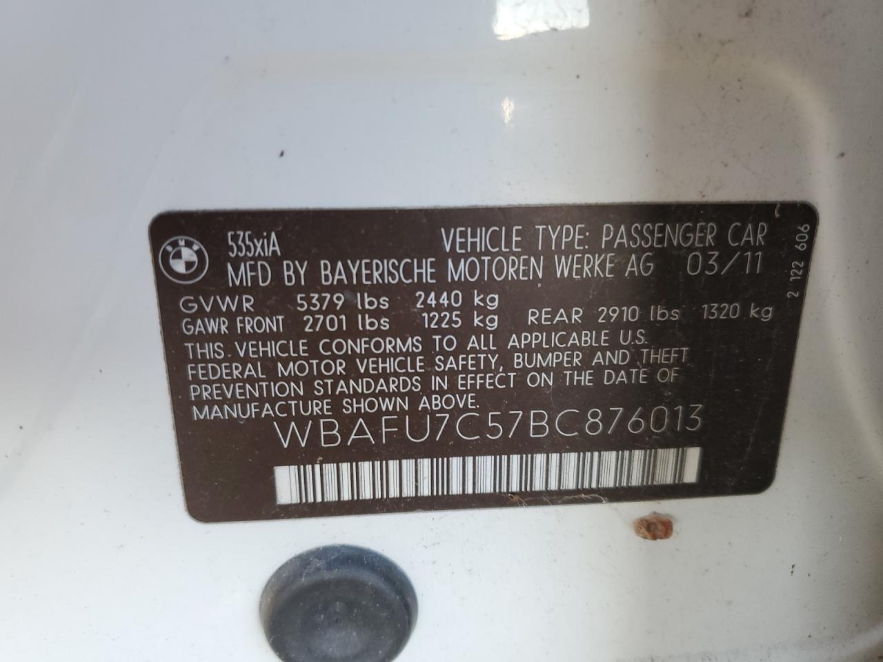 2011 BMW 535 xDrive