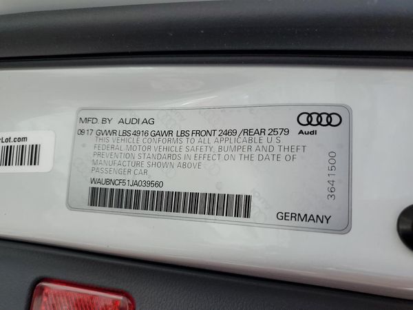 2018 AUDI A5