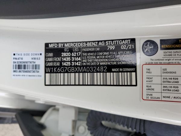 2021 MERCEDES-BENZ S