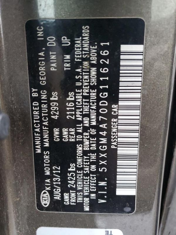2013 KIA OPTIMA