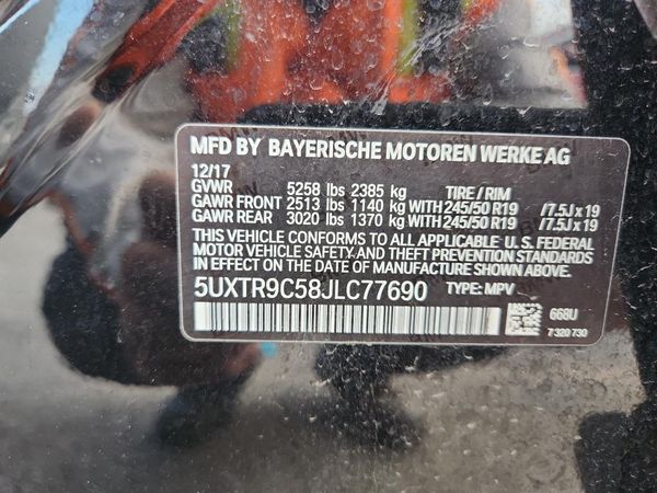 2018 BMW X3 sDrive30i