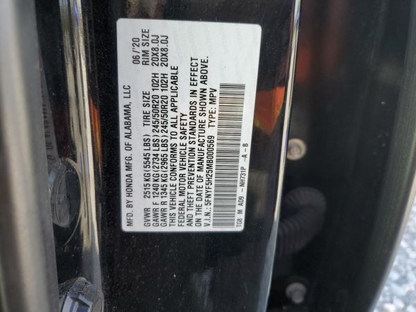2021 HONDA PILOT SE