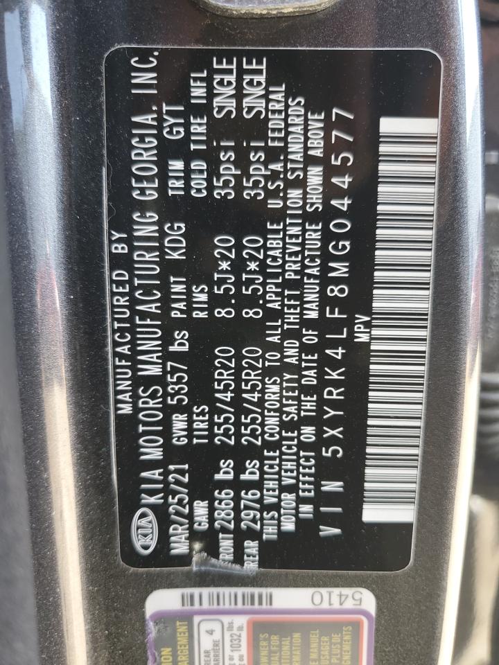 2021 KIA SORENTO SX, SXP