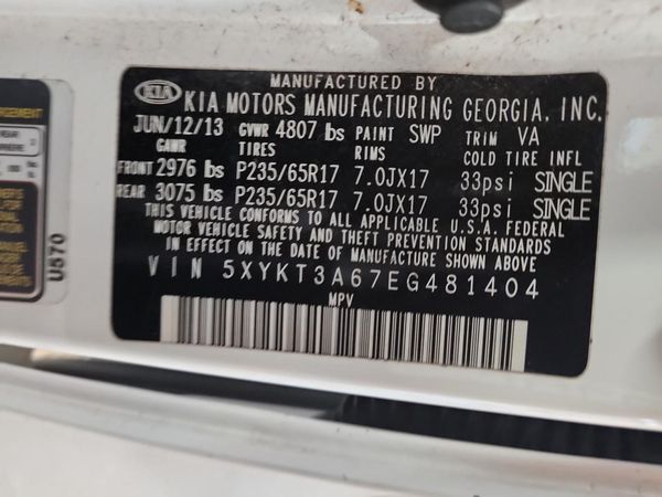 2014 KIA SORENTO