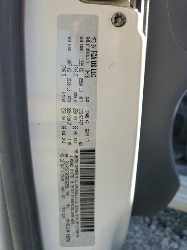 2016 DODGE GRAND CARAVAN