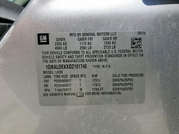 2013 CHEVROLET EQUINOX 1LT