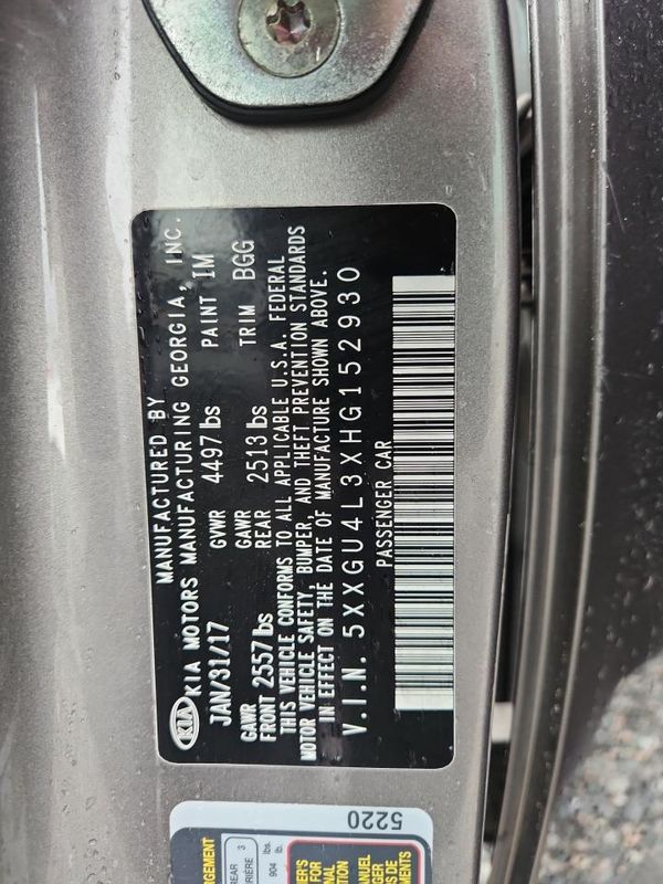 2017 KIA OPTIMA