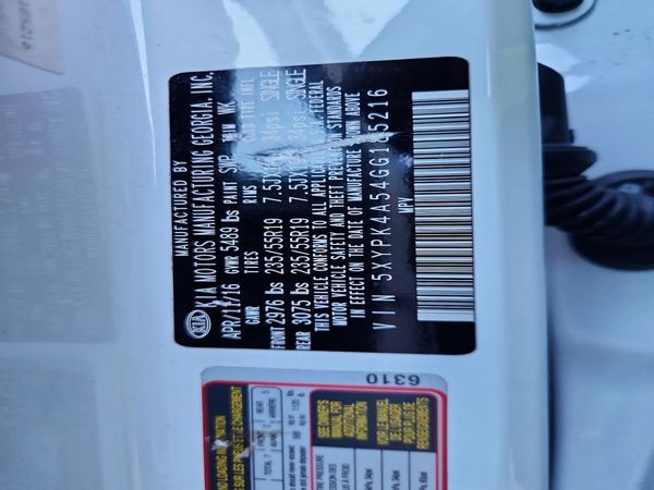 2016 KIA SORENTO SX / SX Limited