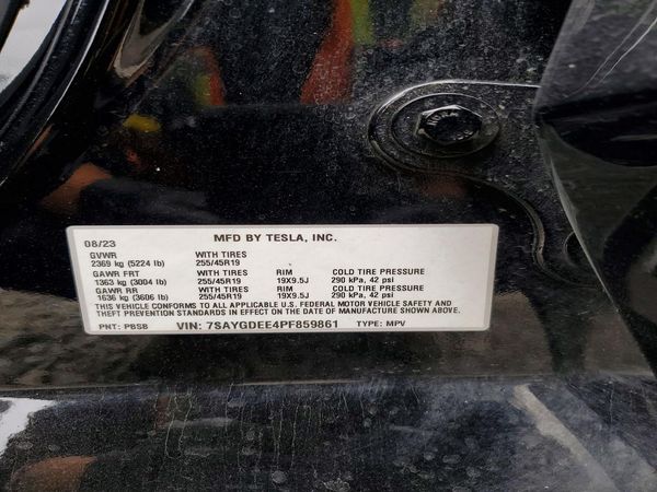 2023 TESLA MODEL Y