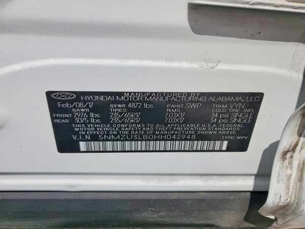 2017 HYUNDAI SANTA FE SPORT