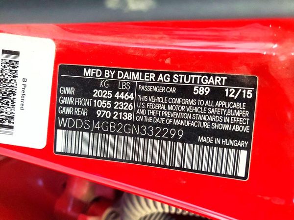 2016 MERCEDES-BENZ CLA CLA250-4M