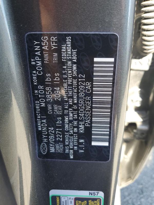 2024 HYUNDAI ELANTRA SEL w/ Convenience Pkg — VINS