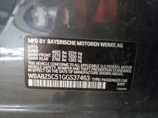 2016 BMW 328 GT