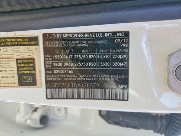 2013 MERCEDES-BENZ GL GL450 4MATIC