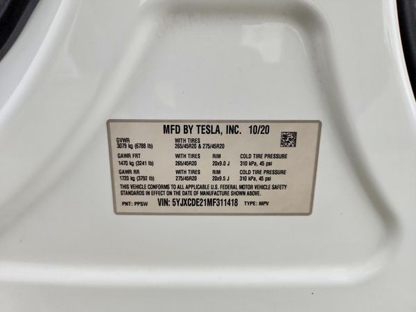 2021 TESLA MODEL X
