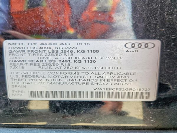 2016 AUDI Q3 quattro Premium Plus