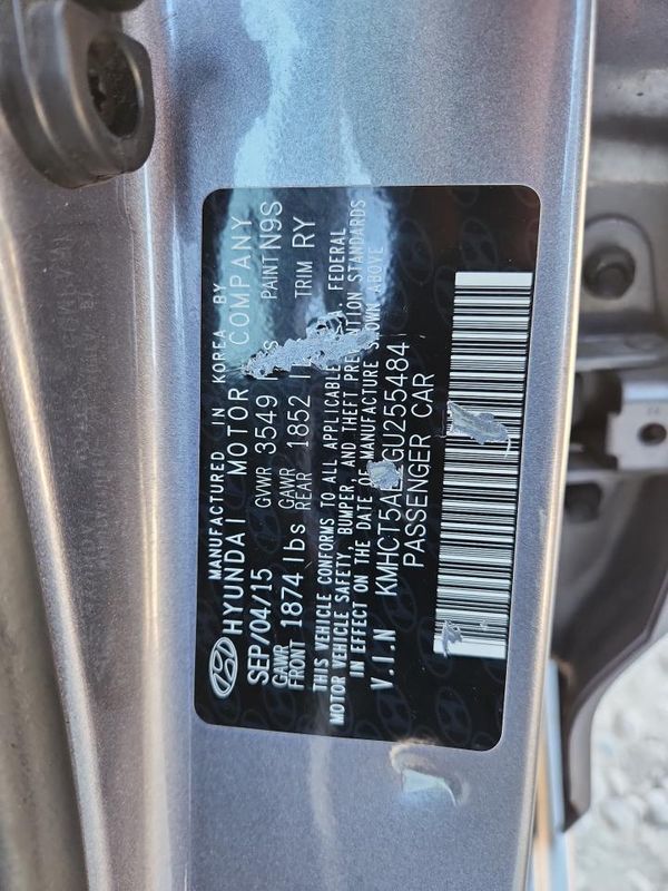 2016 HYUNDAI ACCENT GS / GLS