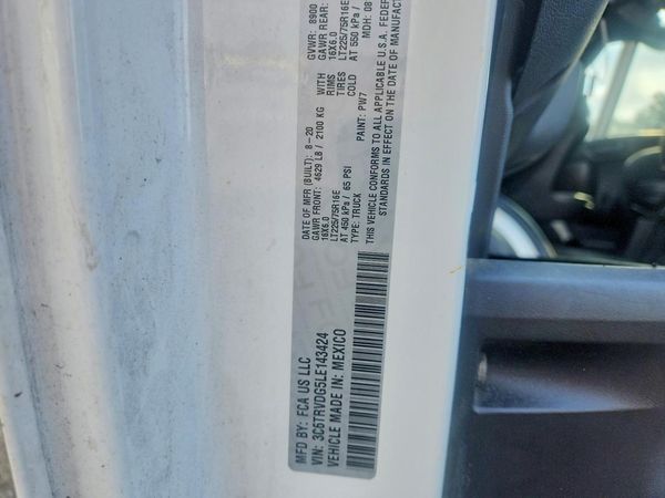2020 RAM PROMASTER 2500 VF