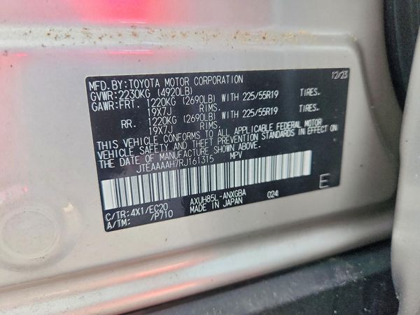 2024 TOYOTA VENZA
