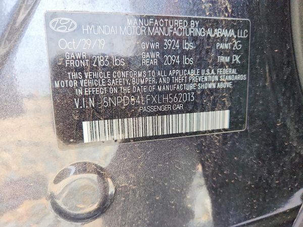 2020 HYUNDAI ELANTRA