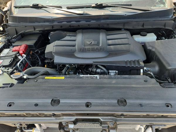 2024 NISSAN TITAN Crew Cab — Engine bay