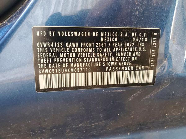 2019 VOLKSWAGEN JETTA S, SE, R-Line