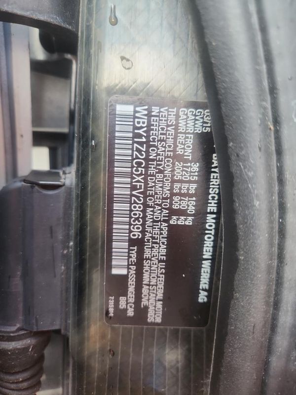 2015 BMW I3